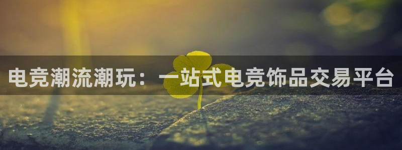 一竞技平台：电竞潮流潮玩：一站式电竞饰品交易平台