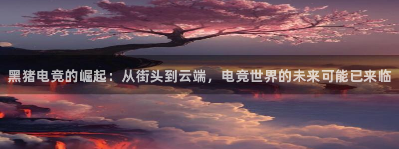 一竞技：黑猪电竞的崛起：从街头到云端，电竞世界的未来可能已来临